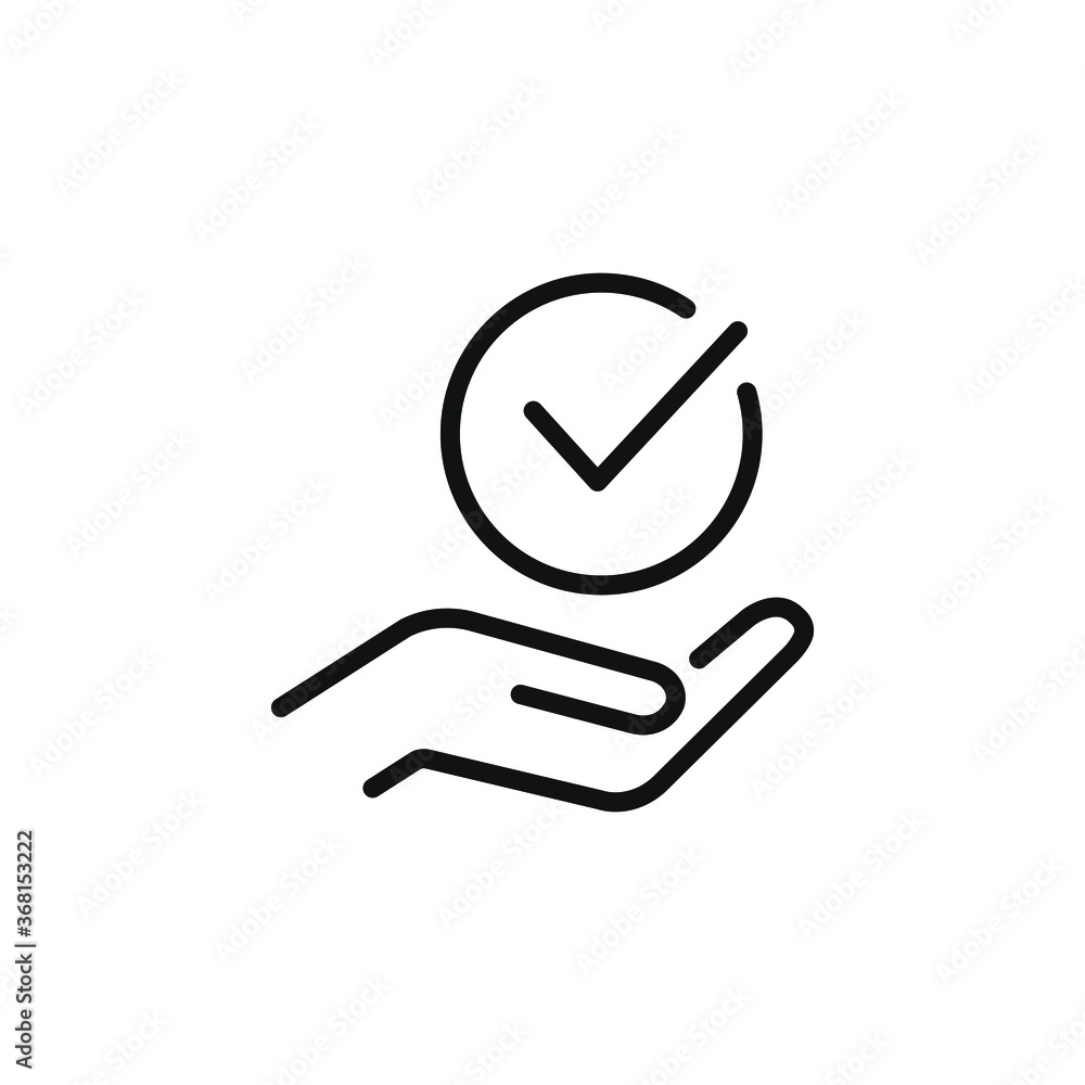 Choice value line icon. Top service symbol concept isolated on white background. Vector illustration Choice value line icon. Top service symbol concept isolated on white background. Vector illustration