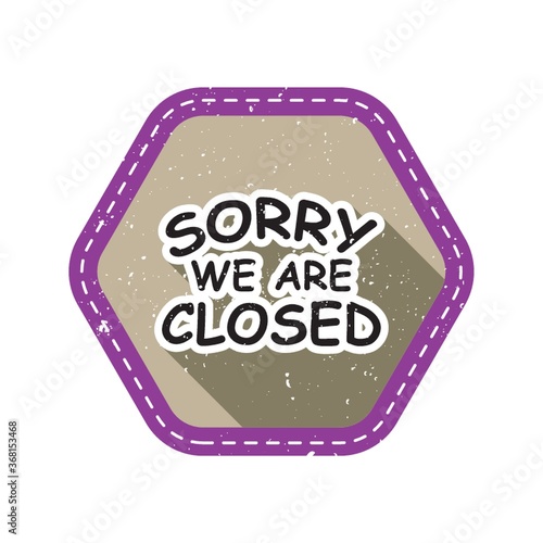 sorry we are closed