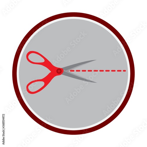 scissor cut