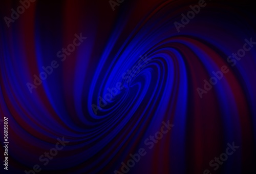 Dark Blue, Red vector pattern with curved lines. Shining colorful illustration in simple style. Abstract style for your business design.