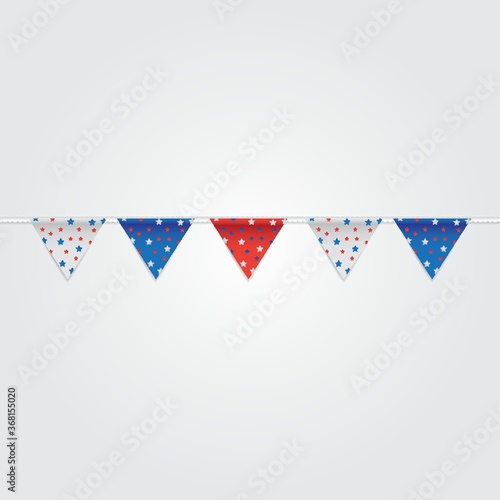 usa bunting flags