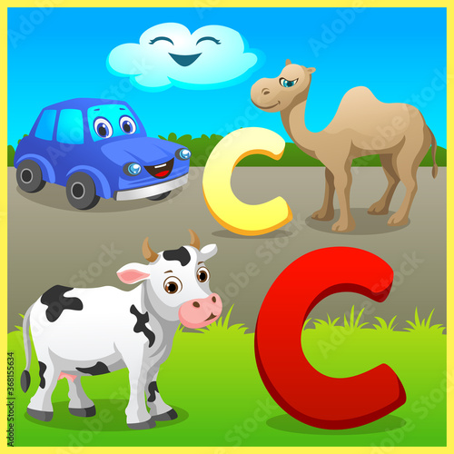 letter c for kids learning