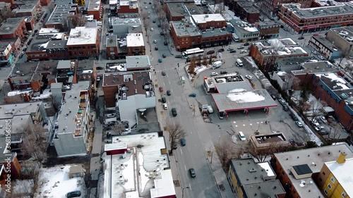 rue papineau Montreal drone photo