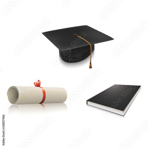 set of graduate icons