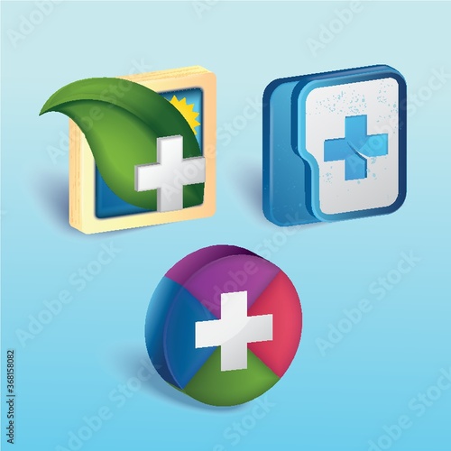 assorted cross elements