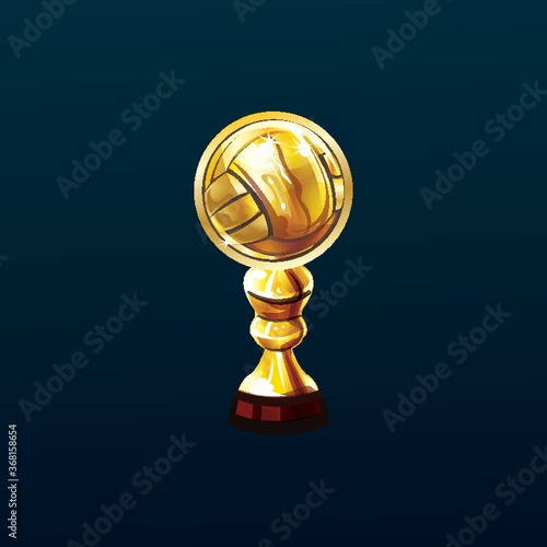 volleyball trophy