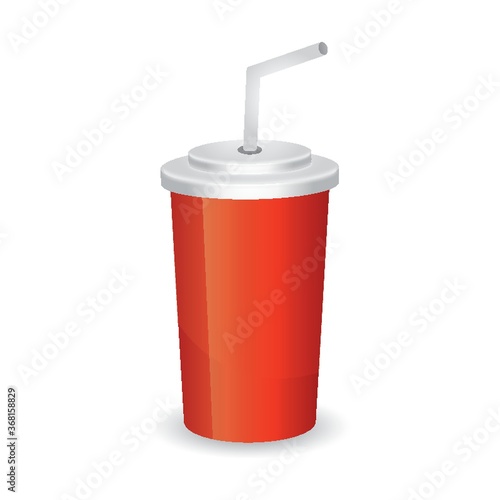cup with a straw
