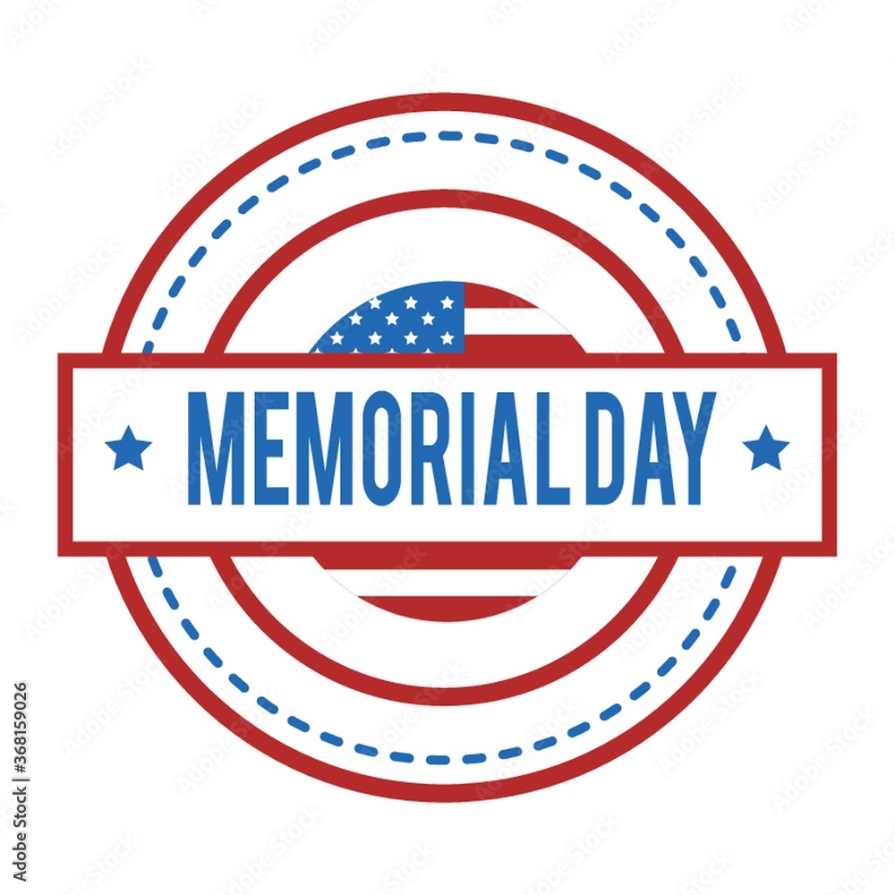 memorial day label memorial day label