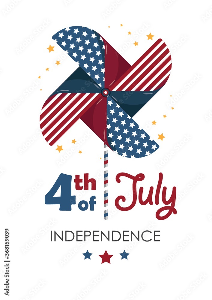 Obraz premium usa independence day poster