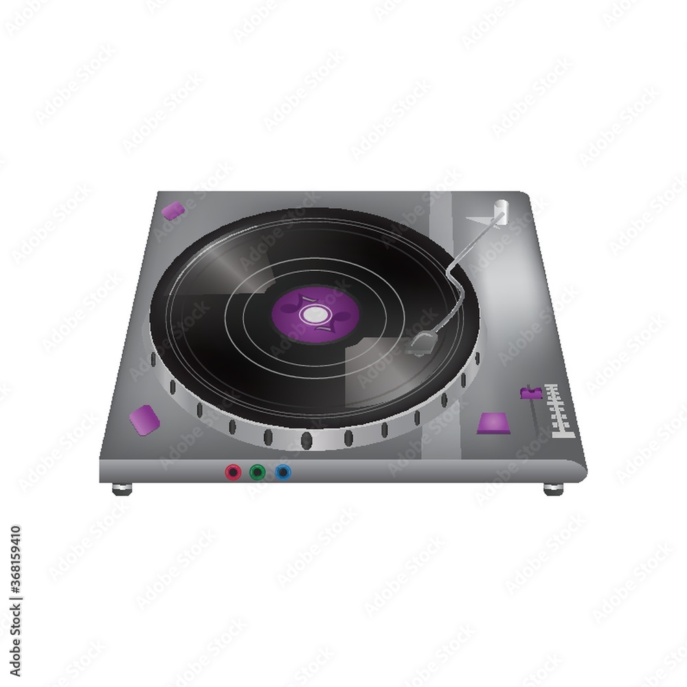 Fototapeta premium vinyl turntable