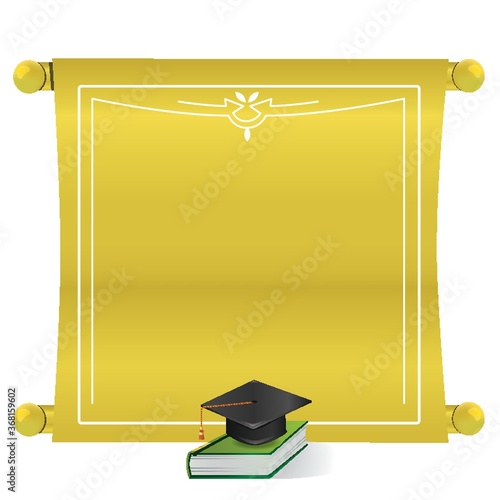 graduation scroll