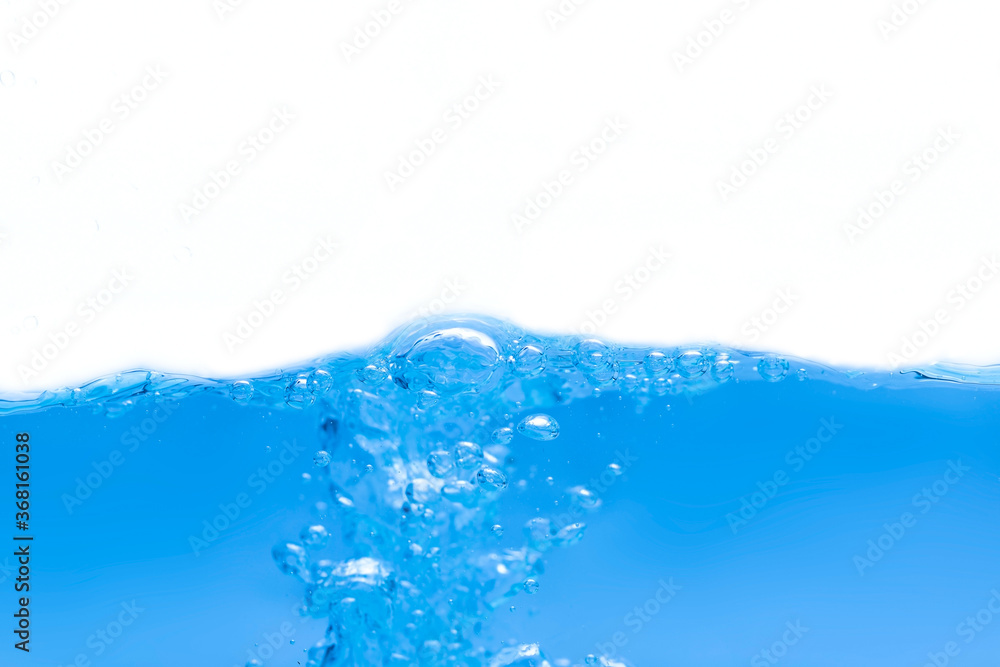 Water droplets moving in waves Water droplets moving in waves