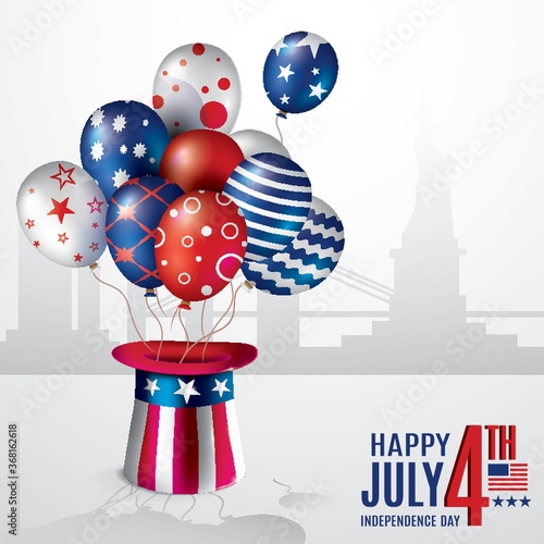 4th of july independence day poster