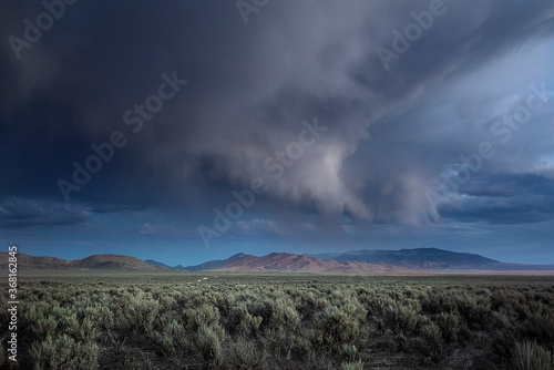 Raining Out over the Hills