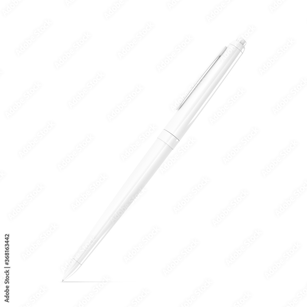Pencil mockup on white background Pencil mockup on white background