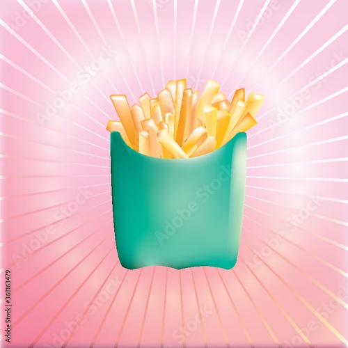 french fries packet