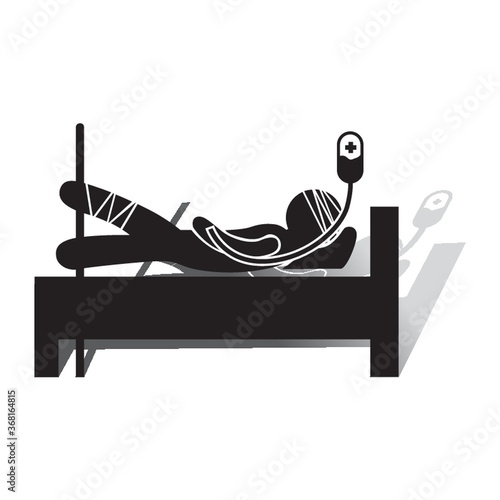 a hospital patient