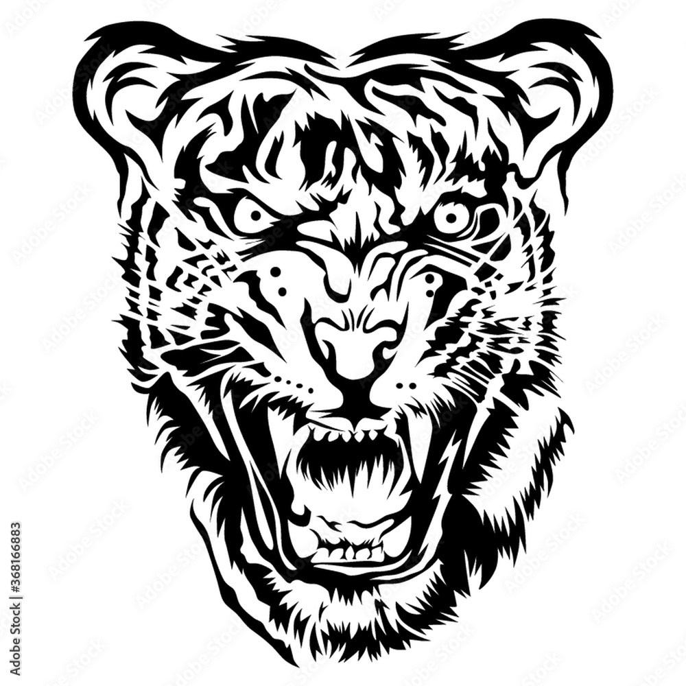 tiger head tattoo design tiger head tattoo design