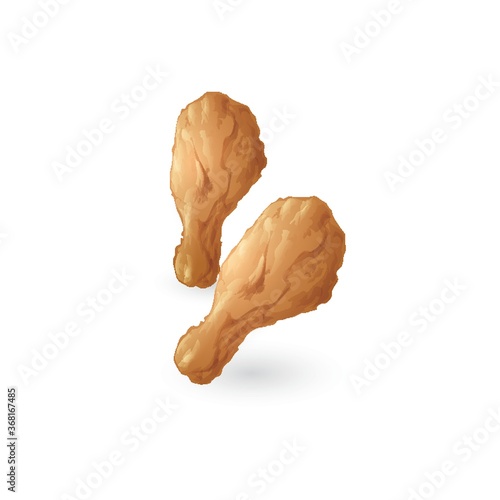 fried chicken drumsticks