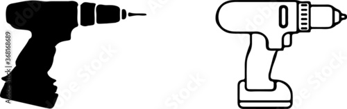 drill vector illustration on  background