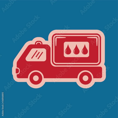 blood donation truck