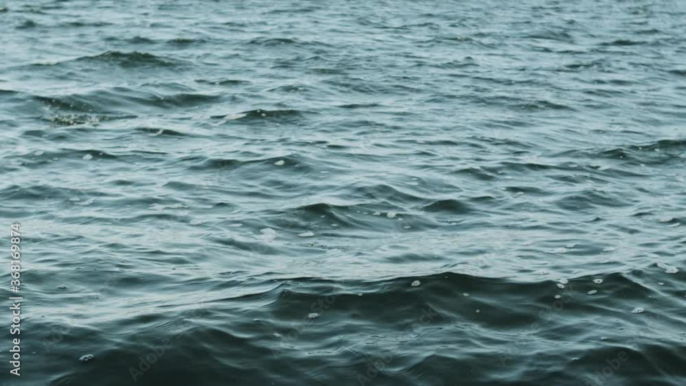 Overcast ripple of water surface. Static shot Overcast ripple of water surface. Static shot