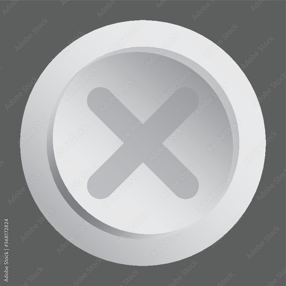 Fototapeta premium cancel button