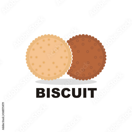 biscuit design logo - vector 