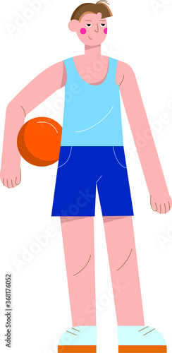  boy playing with a ball