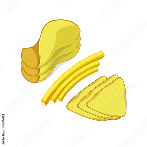 Chips,French fries, Corn Chips