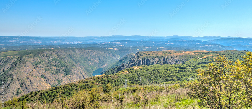 River Sil Canyon, Spain, HDR Image