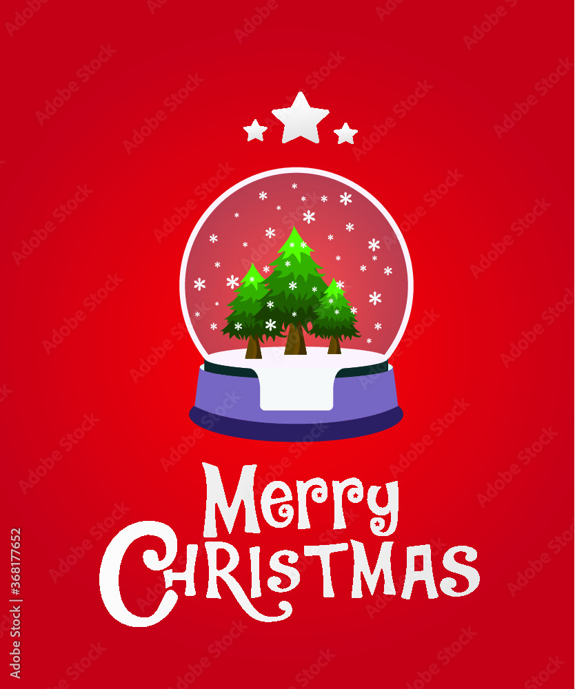 Christmas logo in red background merry xmas greeting card Christmas logo in red background merry xmas greeting card