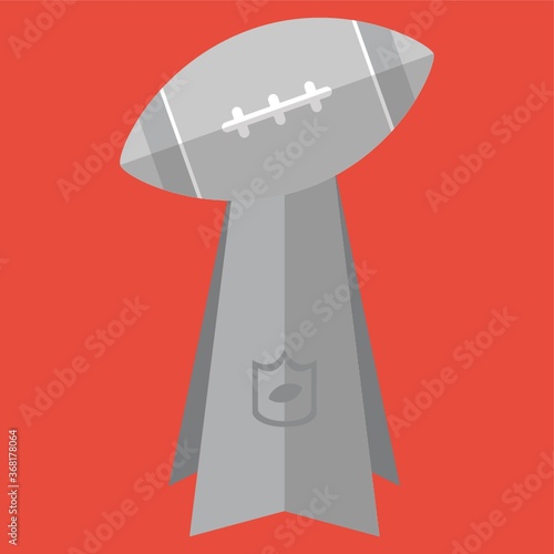 american football trophy