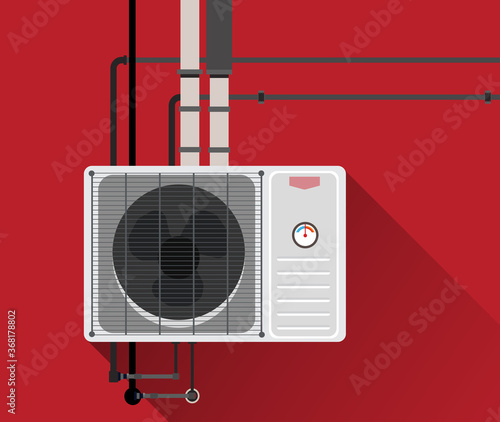 Air condition system with tubes
