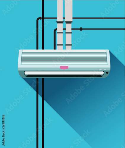 Air condition system with tubes