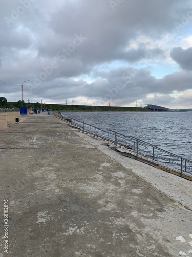 pier on the shore