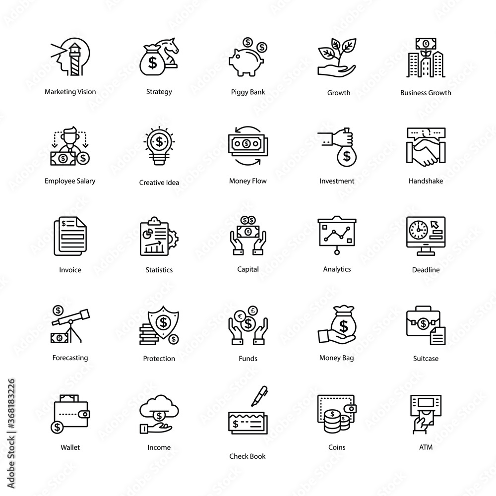 Money Flow Icons Pack Money Flow Icons Pack
