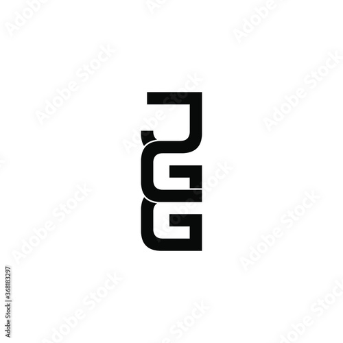 Wallpaper Mural jgg letter original monogram logo design Torontodigital.ca