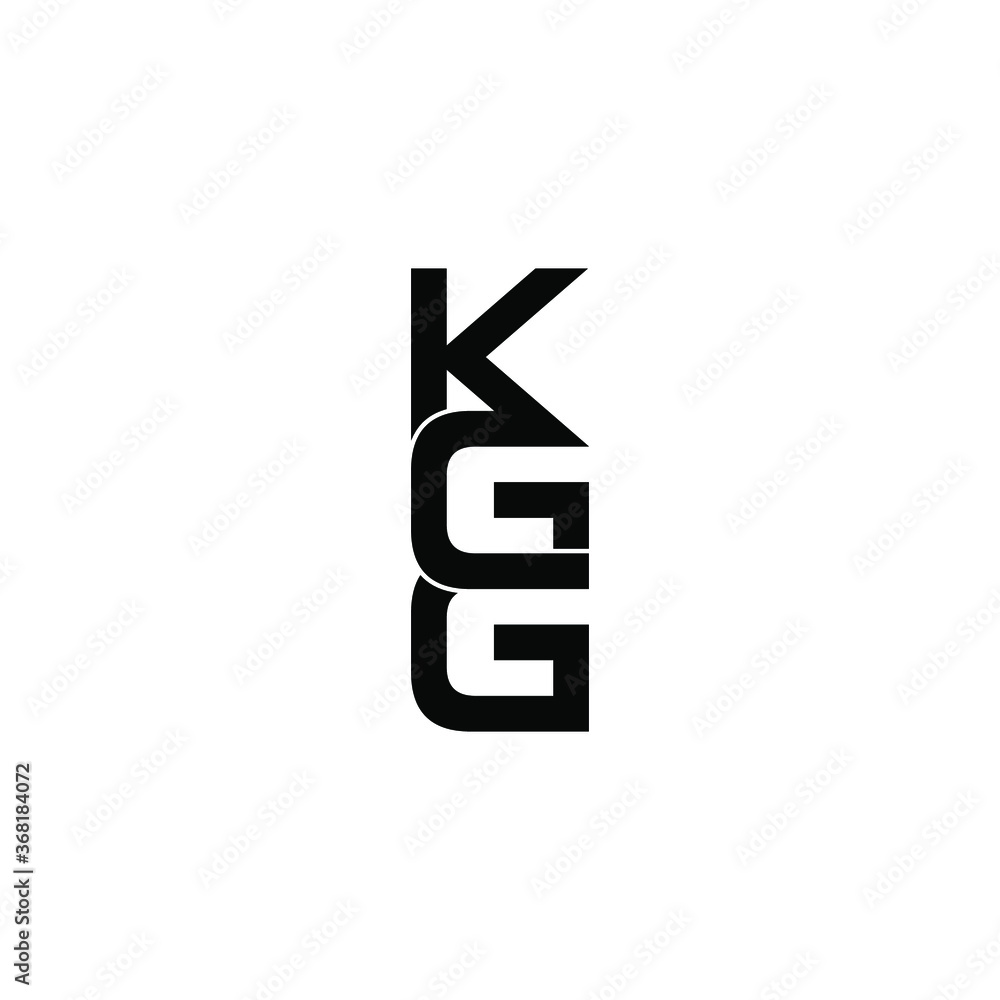 kgg letter original monogram logo design kgg letter original monogram logo design