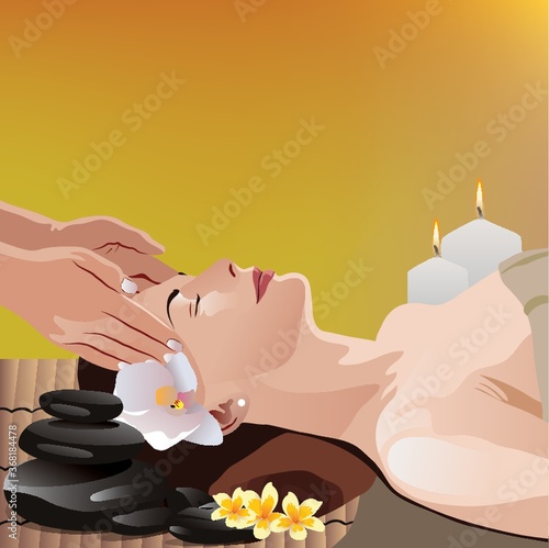 woman being massaged at a spa