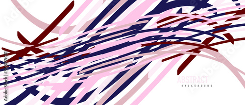 Аbstract moving colorful lines vector backgrounds for cover, placard, poster, banner or flyer