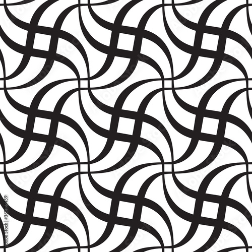 Linear abstract seamless pattern