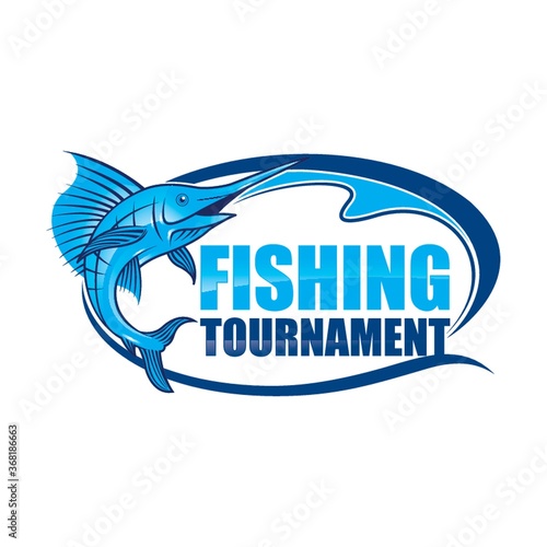 fishing tournament label