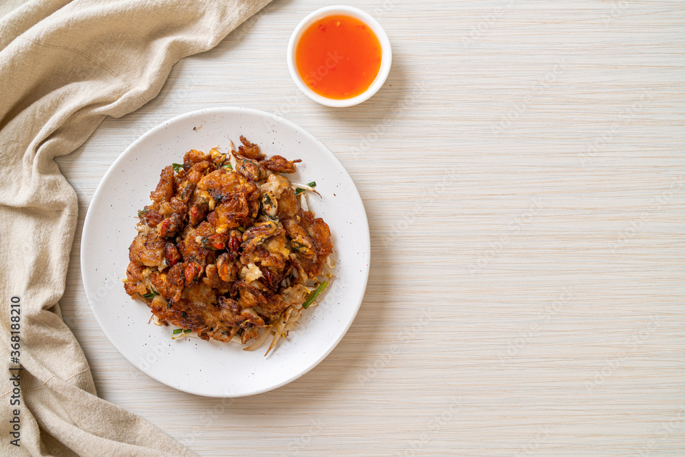 Crispy Fried Mussel Pancake Crispy Fried Mussel Pancake