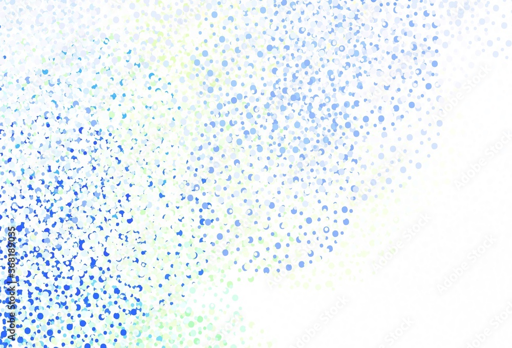 Light Green, Yellow vector layout with circle shapes. Light Green, Yellow vector layout with circle shapes.