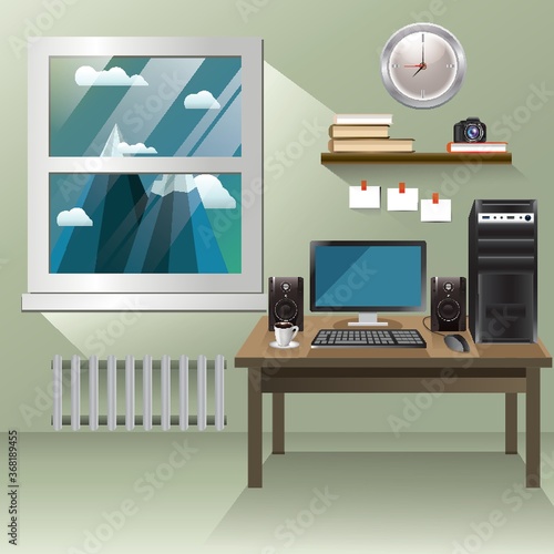 computer desk