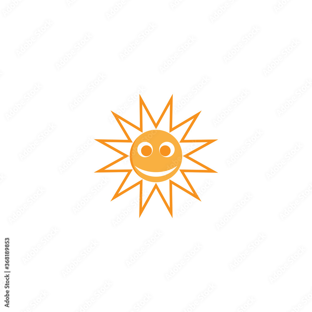 Sun Vector illustration Icon Sun Vector illustration Icon