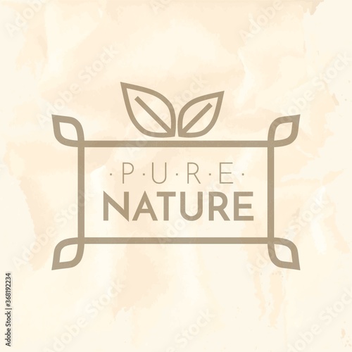 pure nature label
