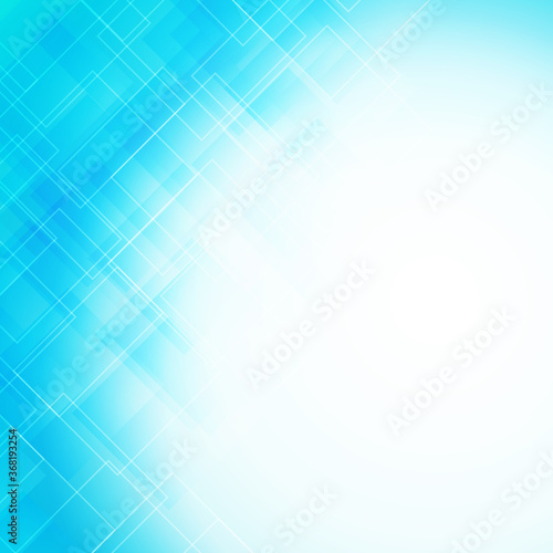 Wallpaper Mural abstract background with transparent rhombus. geometric design with soft aqua color.  vector illustration Torontodigital.ca