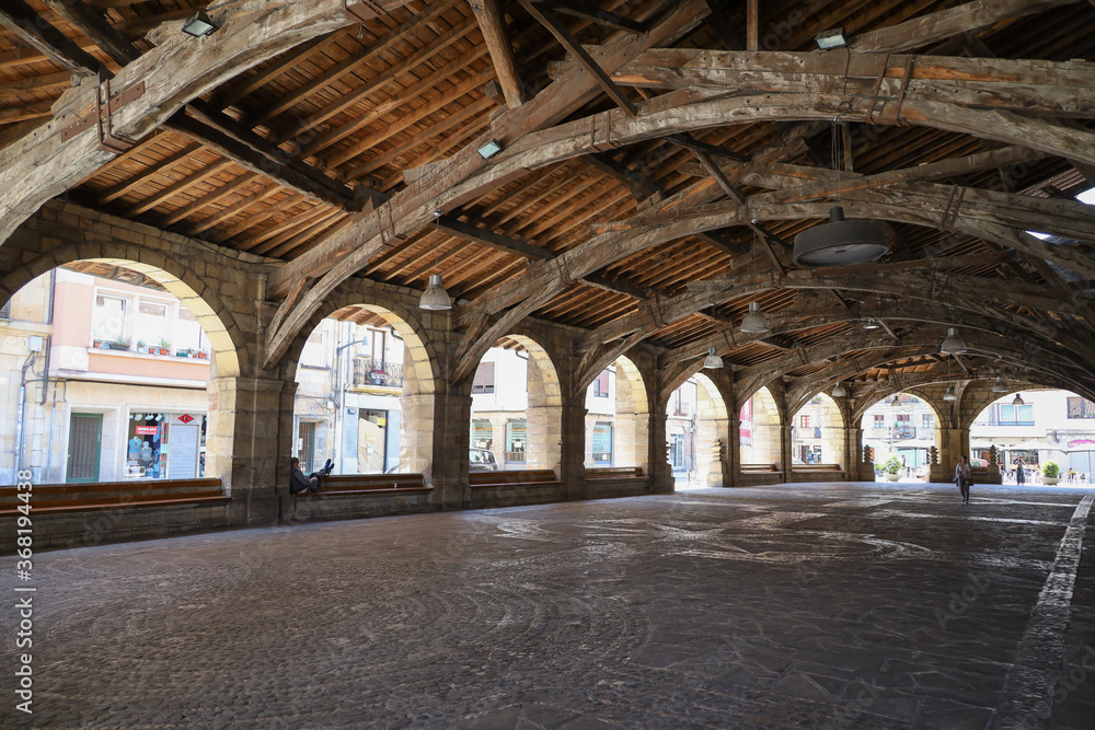 The Basilica Santa Maria de Uribarri in the historic centre of Durango, in the Basque Country, Spain The Basilica Santa Maria de Uribarri in the historic centre of Durango, in the Basque Country, Spain